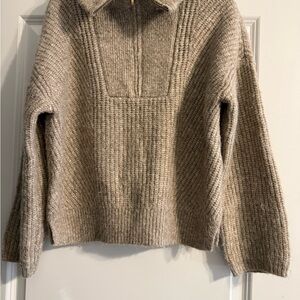 Abercrombie & Fitch Taupe Turtleneck Sweater